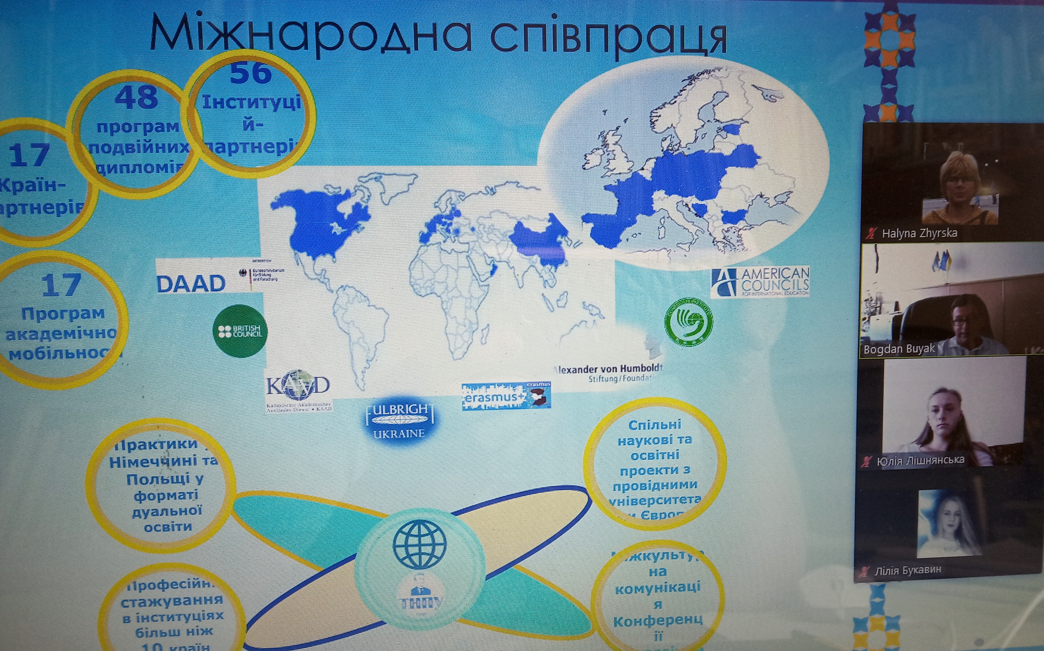 В перспективі участь у міжнародних проєктах.